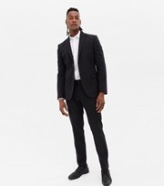 New Look Navy Mid Rise Slim Suit Trousers